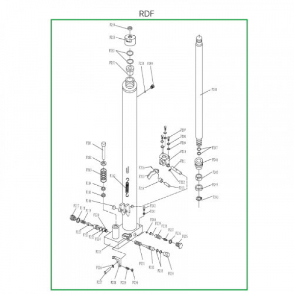 Гидроузел в сборе для RDF1016 HV Market