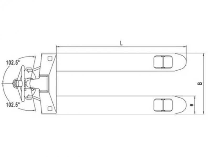 Гидравлическая тележка (рохля) ACL20 540x3000 HV Market
