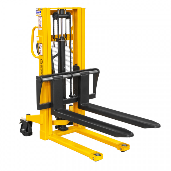 Ручной гидравлический штабелер SDA 1020 (1000 кг, 2 м, вилы 300-850 мм) SMARTLIFT (SMART) HV Market