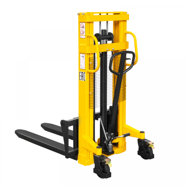 Ручной гидравлический штабелер SDA 1020 (1000 кг, 2 м, вилы 300-850 мм) SMARTLIFT (SMART) HV Market