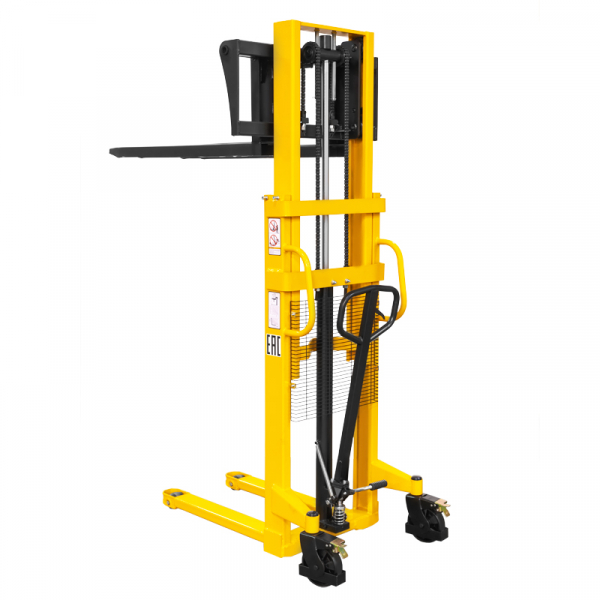 Ручной гидравлический штабелер SDA 1020 (1000 кг, 2 м, вилы 300-850 мм) SMARTLIFT (SMART) HV Market