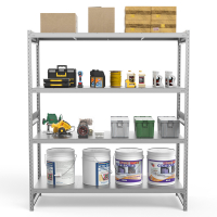 Стеллаж грузовой СГ Ультра (2000х2100х600) 4 яруса, цинк HV Market