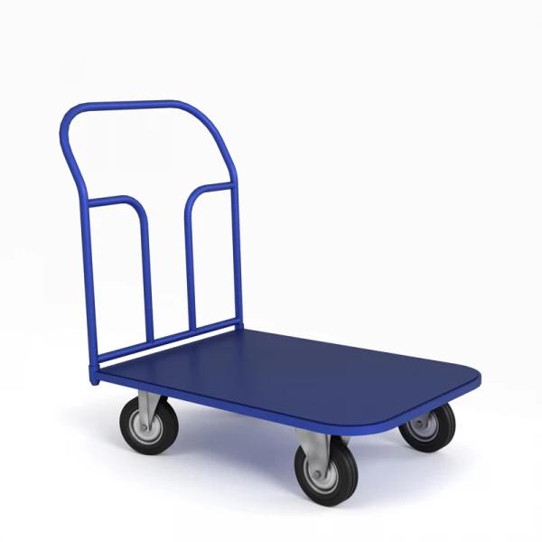 Тележка платформенная ТП 6 (800х1200) г/п 550 кг.200 литая протекторная резина