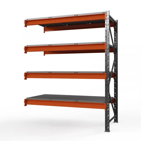 Секция приставная стеллажа металлического ОПТИМА, 3500х2500х785 мм. Полки: 4 шт. метал. HV Market