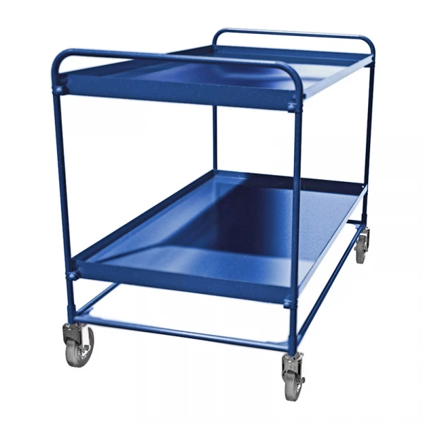 Тележка сервисная двухъярусная СТ 5 (700х1200 колеса) 125 мм болтовое крепление HV Market