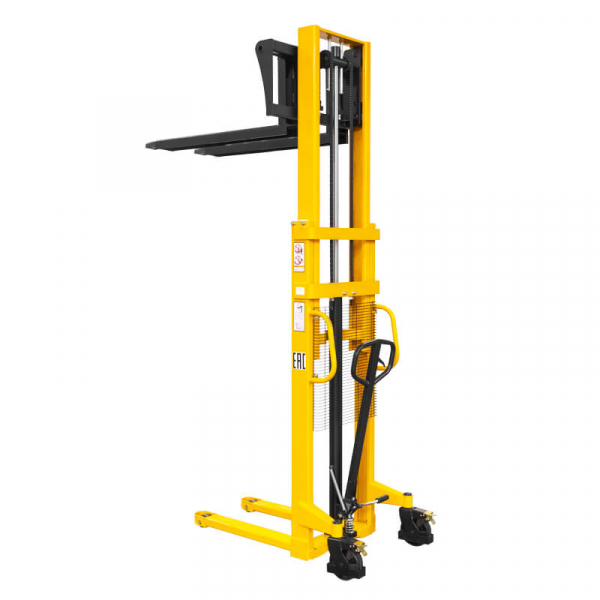 Ручной гидравлический штабелер SDA 1025 (1000 кг, 2,5 м, вилы 300-850 мм) SMARTLIFT (SMART) HV Market