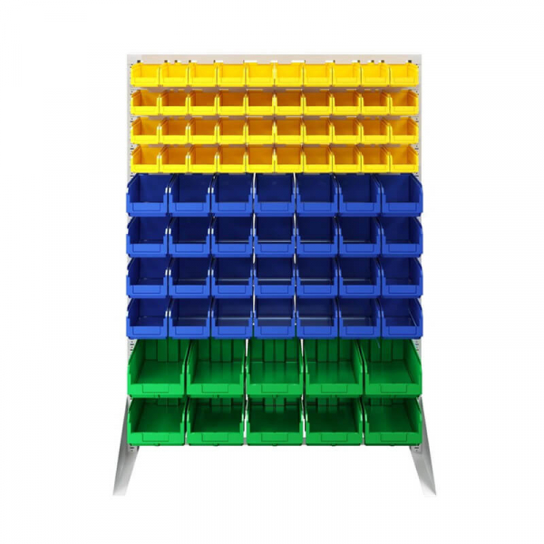 Стойка 1150х1500 односторонняя С1-04-04-02 (желтый/синий/зеленый) HV Market