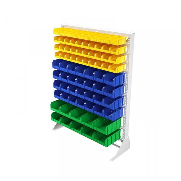 Стойка 1150х1500 односторонняя С1-04-04-02 (желтый/синий/зеленый) HV Market