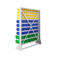 Стойка 1150х1500 односторонняя С1-04-04-02 (желтый/синий/зеленый) HV Market