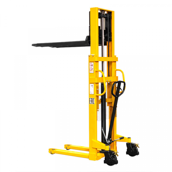 Ручной гидравлический штабелер SDA 1520 (1500 кг, 2 м, фиксированные вилы) SMARTLIFT (SMART) HV Market