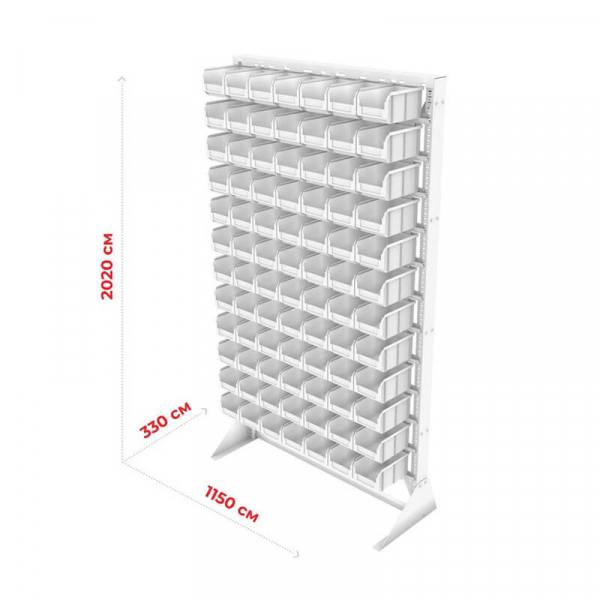 Стойка 1150х2000 односторонняя В1-00-12-00  (синий) HV Market