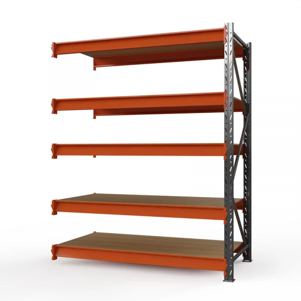 Секция приставная стеллажа металлического ОПТИМА, 3000х1250х785 мм. Полки: 5 шт. фанера HV Market
