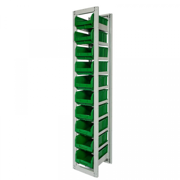 Стеллаж с направляющими стационарный CP-3 (1 основная +2 дополнительные) HV Market