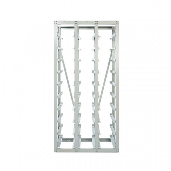 Стеллаж с направляющими стационарный CP-3 (1 основная +2 дополнительные) HV Market