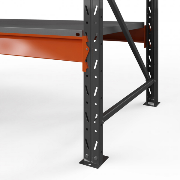 Стеллаж металлический ОПТИМА, 3000х2500х785 мм. Полки: 3 шт. метал. HV Market