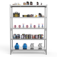 Стеллаж грузовой СГ Ультра (2500х1800х800) 5 ярусов, цинк HV Market