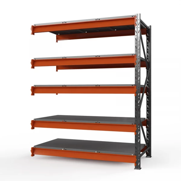 Секция приставная стеллажа металлического ОПТИМА, 3500х1250х785 мм. Полки: 5 шт. метал. HV Market