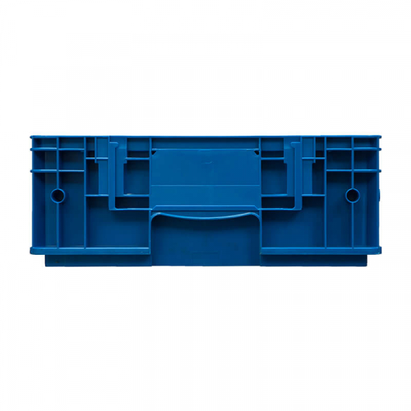Пластиковый контейнер KLT 6147 универсальный синий, стенки сплошные, дно с отверстиями,  594х396х148 мм HV Market
