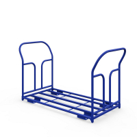 Тележка каркасная с двумя ручками ТКД 7 (800х1400) г/п 500 кг.200 чугун/полиуретан HV Market