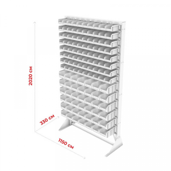 Стойка 1150х2000 односторонняя В1-08-06-00  (желтый/синий) HV Market
