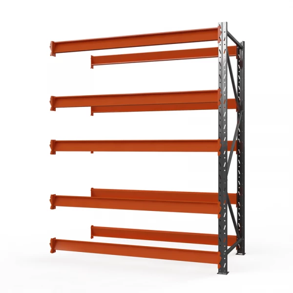 Секция приставная стеллажа металлического ОПТИМА, 3500х2500х785 мм. Полки: 5 шт. без настила HV Market