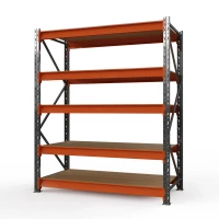 Стеллаж металлический ОПТИМА, 3000х1250х785 мм. Полки: 5 шт. фанера HV Market
