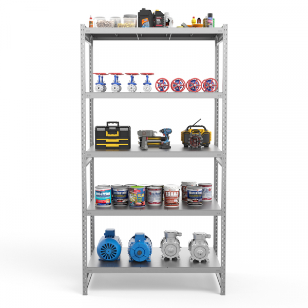 Стеллаж грузовой СГ Ультра (2500х1500х600) 5 ярусов, цинк HV Market