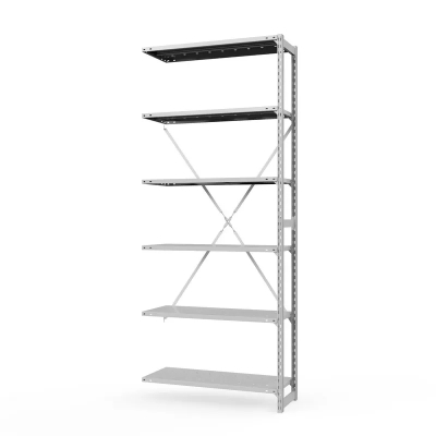 Приставная секция ТСУ Стеллаж (2200х1060х500) 6 полок HV Market