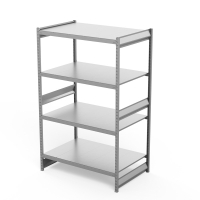 Стеллаж грузовой СГ Ультра (2500х1200х800 мм) 4 яруса, цинк (СГУ 2512084) HV Market
