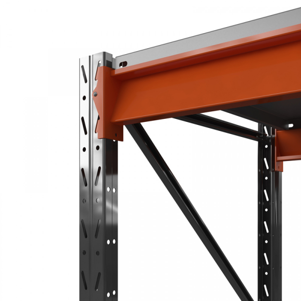 Стеллаж металлический ОПТИМА, 4000х1250х785 мм. Полки: 4 шт. метал. HV Market