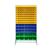 Стойка 1150х2000 односторонняя В1-10-03-02  (желтый/синий/зеленый) HV Market