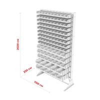 Стойка 1150х2000 односторонняя В1-10-03-02  (желтый/синий/зеленый) HV Market