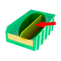 Разделитель продольный для ящиков V-3 серый HV Market