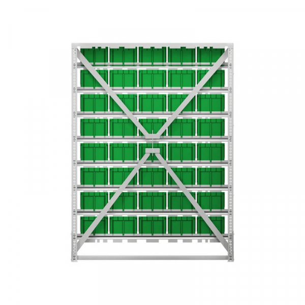 Стойка 1150х1500 односторонняя С1-00-00-08 (зеленый) HV Market