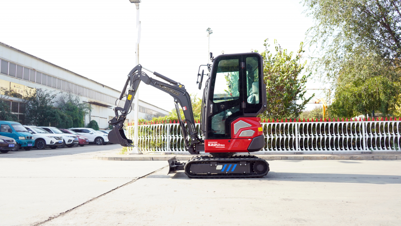 Мини-экскаватор QUADTRAC E22U PRO (2.2т, кабина, A/C, квикаплер, бур, 3 ковша, кондиционер) HV Market