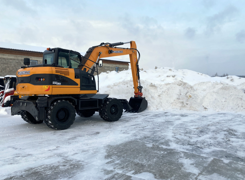 Мини-экскаватор QUADTRAC E130WH (12т, кабина, квикаплер) HV Market