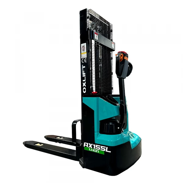 Самоходный штабелер OXLIFT AX155L 2500 мм 1550 кг Li-ion 100Ah