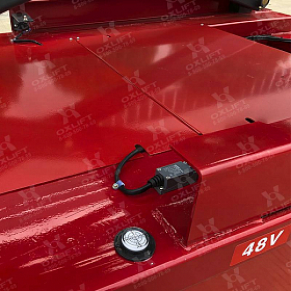 OXLIFT QZ-050-090 самоходный (поводковый) подъемник ножничного типа с питанием от акб 9000 мм 500 кг HV Market