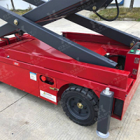 OXLIFT QZ-050-090 самоходный (поводковый) подъемник ножничного типа с питанием от акб 9000 мм 500 кг HV Market