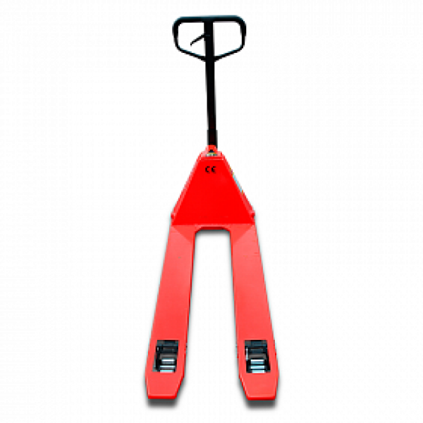 Ручная гидравлическая тележка низкопрофильная OXLIFT OX10-L35 35 мм 1000 кг HV Market