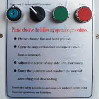 Самоходный одномачтовый подъемник ZXE-1-090 OXLIFT 9000 мм 125 кг HV Market