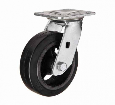 Колесо большегрузное обрезиненное поворотное SCD 42 ⌀ 100 HV Market