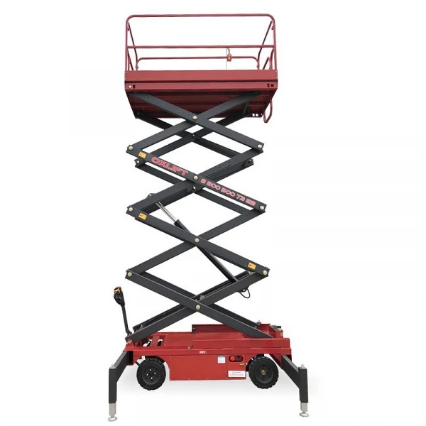 OXLIFT QZ-050-070 самоходный (поводковый) подъемник ножничного типа с питанием от акб 7000 мм 500 кг HV Market