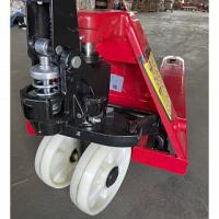 Ручная гидравлическая тележка OXLIFT OX25P-NL Premium 2500 кг, нейлон HV Market