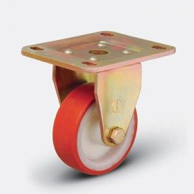 Колесо большегрузное полиуретановое ED02 ZBP ⌀ 125 неповоротное HV Market