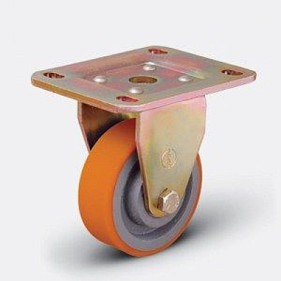 Колесо большегрузное полиуретановое неповоротное ED02 VBP ⌀ 150 HV Market