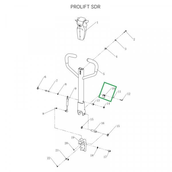 Датчик положения ручки для штабелеров SDR 1-1,2 т, SDR1635, для тележек SD15 HV Market