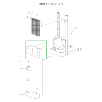 Кожух моторного отсека верхний для штабелеров SDR1-1,2 т, SDR1635 HV Market