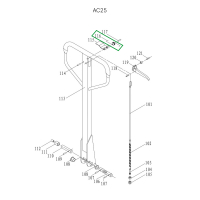Пружина рычага управления режимом работы для гидравлических тележек JP20 HV Market