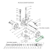 Стопорное кольцо крепления рулевых колес для гидравлических тележек AC25, DF25, JC20, AC30 HV Market